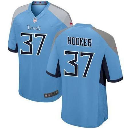 Men Tennessee Titans #37 Amani Hooker Nike Light Blue Game NFL Jersey